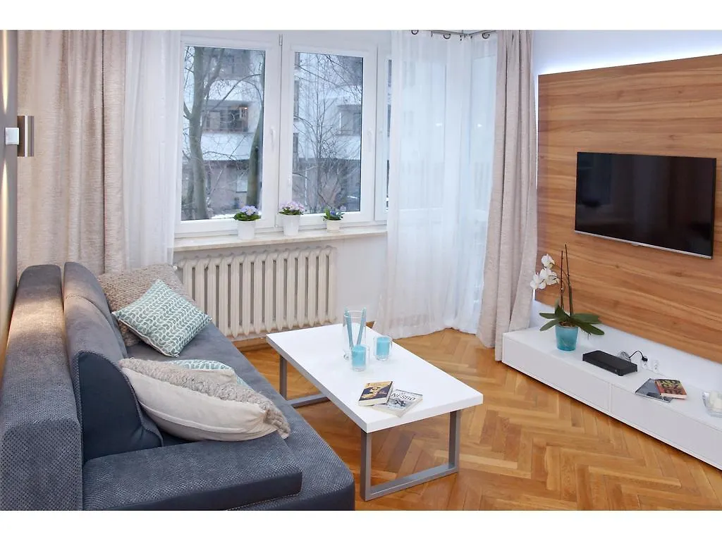 Srebrna Warsaw Apartment location
